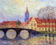 Maxime Maufra The Leguenay Bridge  Bruges, 20"x25" Gallery Wrapped Canvas