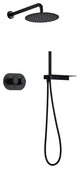 Thermostatic Rain Shower System with Hand Shower-Includes Rough-in Valve