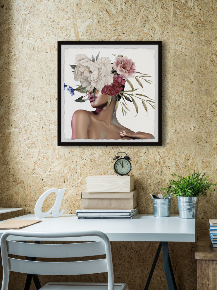"Time Changes Everyone" Framed Painting Print, 24x24