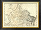 "State of Virginia, 1795" Framed Canvas Giclee by Mathew Carey, 34"x26"