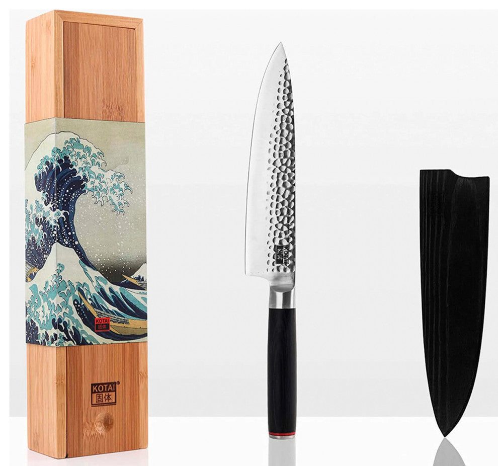 Kotai High Carbon  Pakka 3-Piece Knife Set Asian Edition