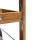 GDF Studio Cyndy Farmhouse Cottage Dark Oak Acacia Wood Bar Cart