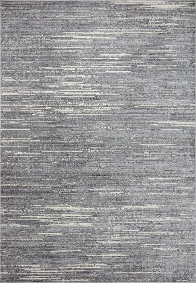 Loloi Arden Grey / Ivory 18" x 18" Sample Rug