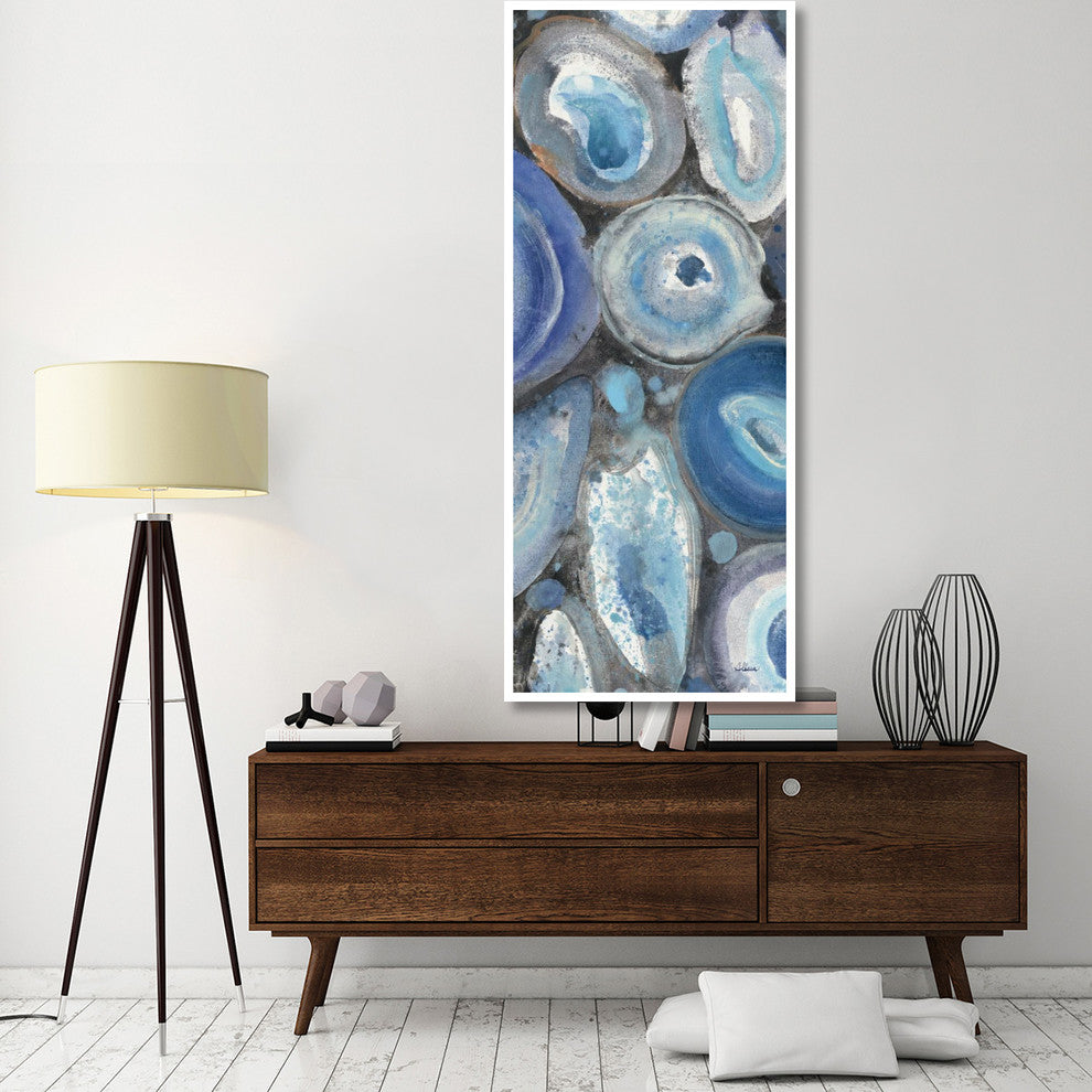 "Stone Circles Panel II" Digital Paper Print by Albena Hristova, 32"x77"