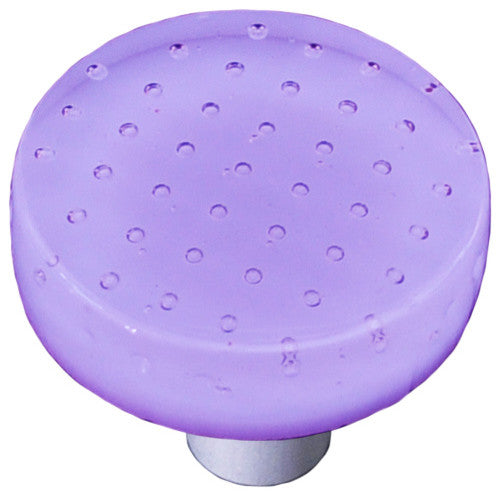 Bubbles Neo-Lavender, Knob Round, Black Post