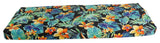 48"X19" Patterned Outdoor Spun Polyester Loveseat Cushion, Beachcrest Caviar