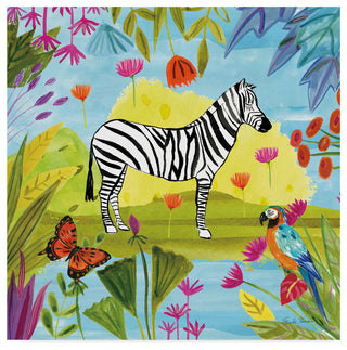 Farida Zaman 'The Big Jungle III' Canvas Art