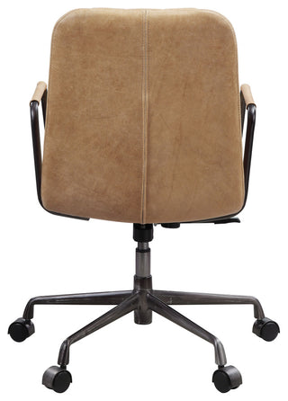 ACME Eclarn Office Chair in Rum Top Grain Leather