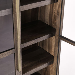Full white-background view showing the cabinet with shelves visible (full product)