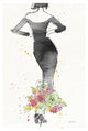 "Floral Fashion I v2" Digital Paper Print by Anne Tavoletti, 18"x26"