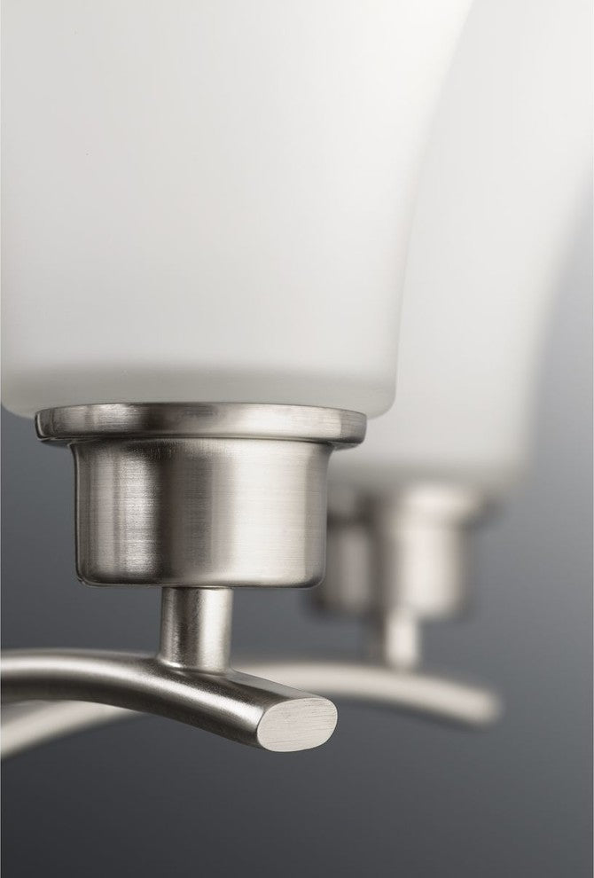 Progress Lighting Joy 3-Light Semi-Flush Convertible, Brushed Nickel