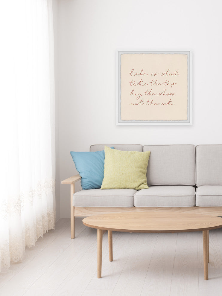 "Eat the Cake" Framed Painting Print, 32x32
