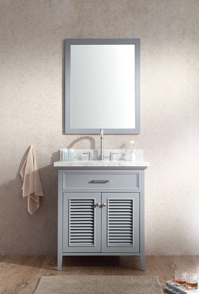 Kensington 31" Single Sink Vanity Set, Gray