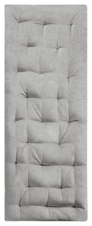 Intelligent Design Edelia Lounge Floor Pillow Cushion, Aqua Blue, Grey