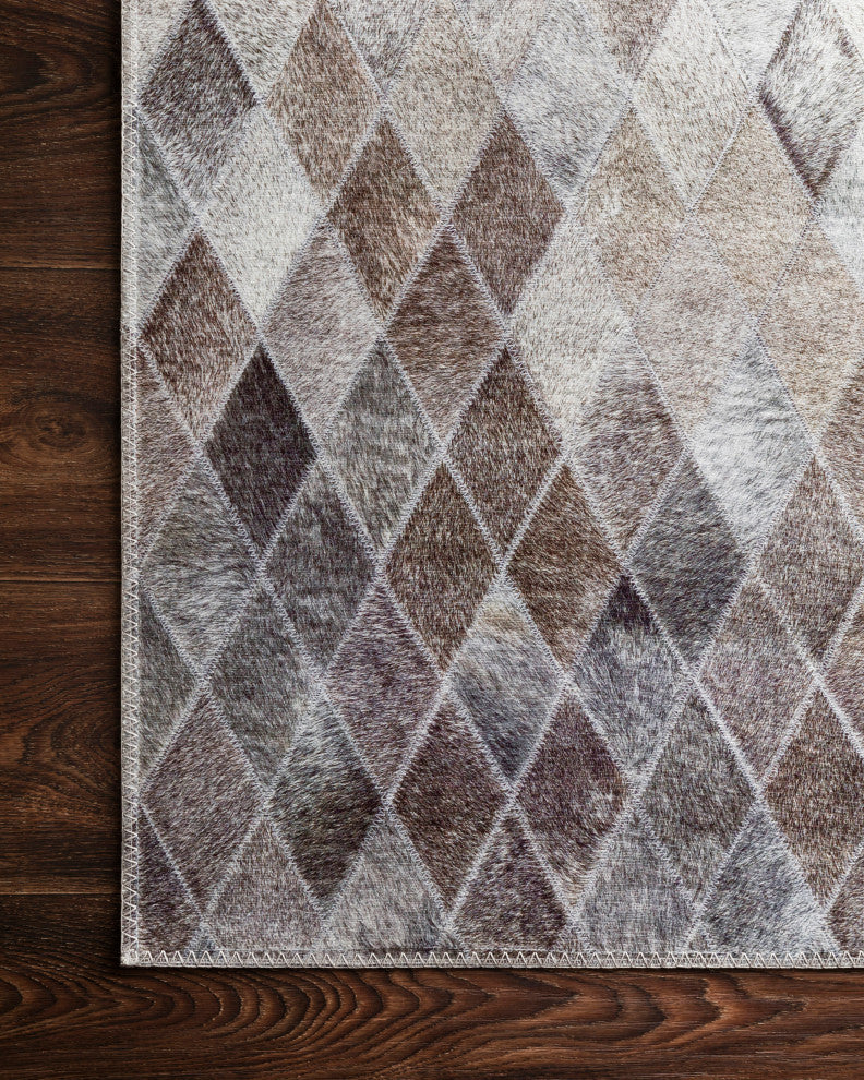 Printed Maddox Area Rug by Loloi II, Sand and Taupe, Sand/Taupe, 5'x7'6"