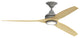 Fanimation Spitfire Ceiling 60" Fan With LED Light, Natural Blades