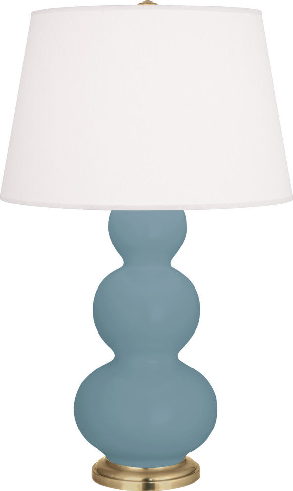 Robert Abbey RA-MOB40 1-Light Table Lamp, Triple Gourd