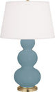 Robert Abbey RA-MOB40 1-Light Table Lamp, Triple Gourd