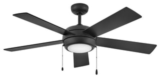 Hinkley Croft 52" Integrated LED Indoor Ceiling Fan, Matte Black