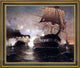 Edward Moran Sinking of the Cumberland by the Merrimack Canvas Print, 16"x20"