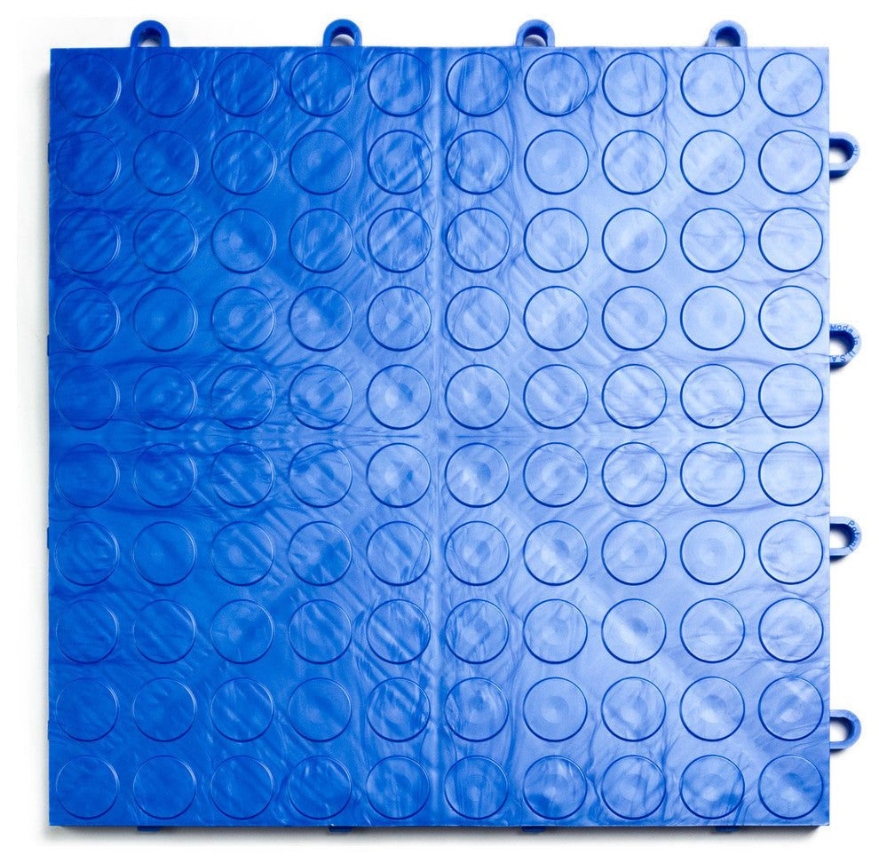 12"x12" GarageDeck Modular Garage Flooring, Royal Blue