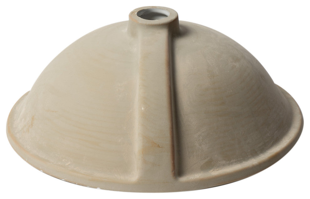 ALFI brand ABC601 White 17" Round Undermount Ceramic Sink