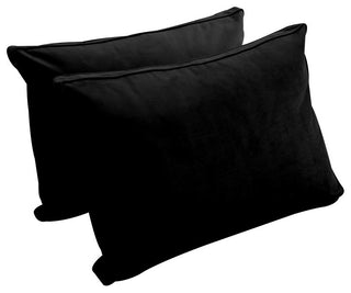 STYLE V1 Twin Velvet Pipe Trim Indoor Daybed Bolster Pillow |COVER ONLY| AD374