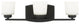 Sea Gull Franport 3-Light Bath Vanity Midnight Black