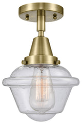 Innovations Lighting 447-1C-AB-G534 Small Oxford 1 Light 7.5" Flush Mount