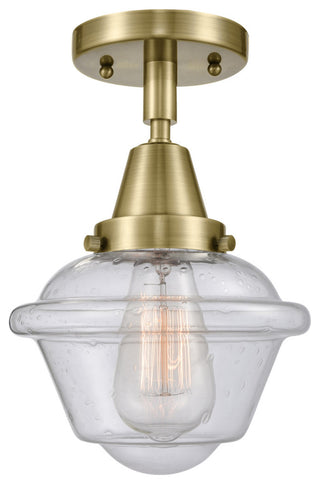 Innovations Lighting 447-1C-AB-G534 Small Oxford 1 Light 7.5" Flush Mount