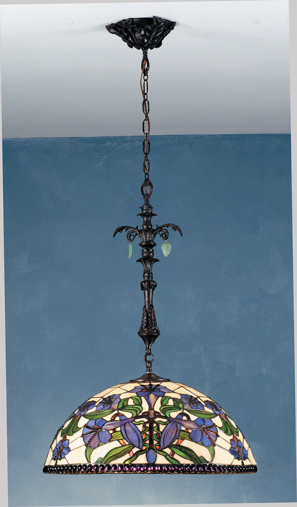 Meyda Lighting 82121 22" Wide Nouveau Lily Pendant
