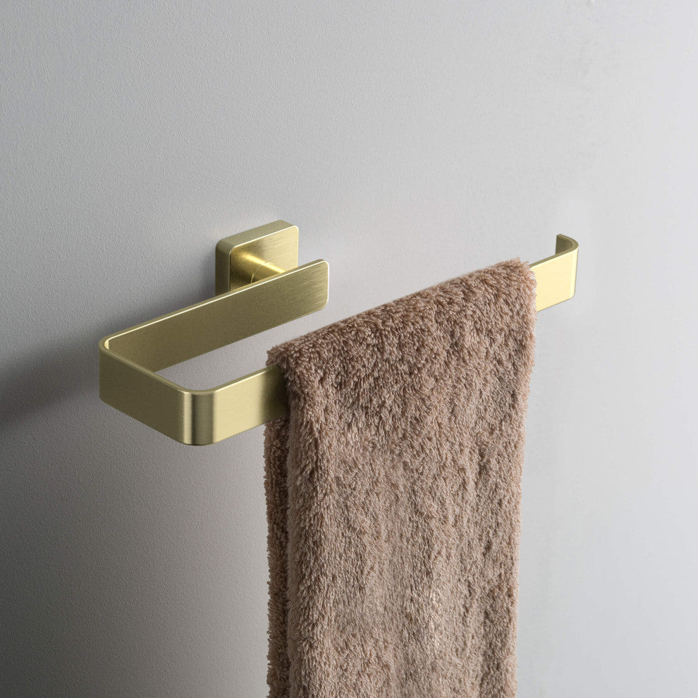 Blaze 2 Piece Bathroom Hardware Set, Brushed Gold
