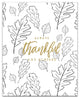 Always Thankful and Blessed 16x20 Canvas Wall Art