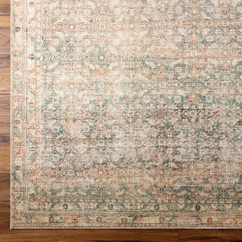 Surya + Becki Owens Marlene Machine Woven Area Rug, Emerald, 7'10" x 10'