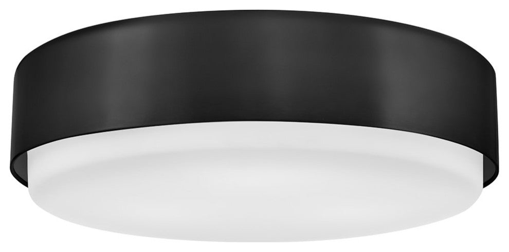 Hinkley Cedric Medium Flush Mount, Black