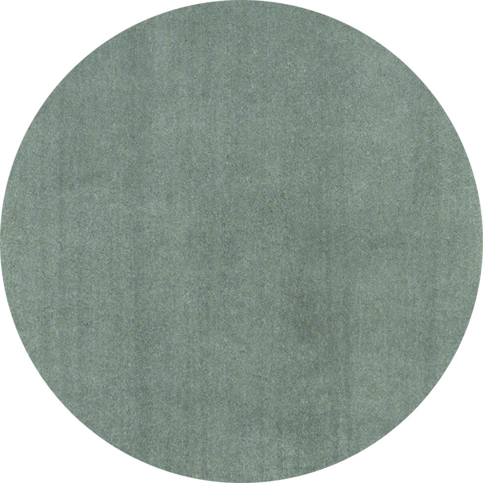 KAS Bliss 1565 Slate Shag Area Rug, 8' Round