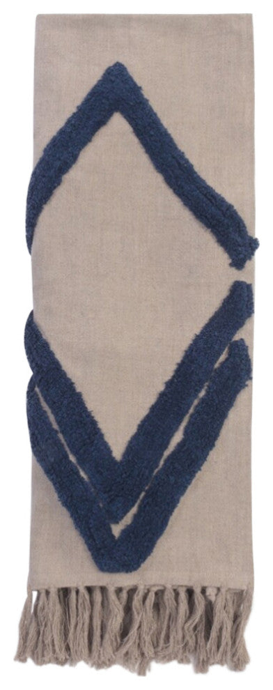 Arcadin Linen Throw Blanket, Charcoal