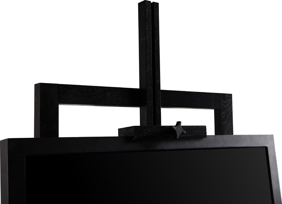 Posh Pollen Cullen Entertainment TV Media Stand, Black