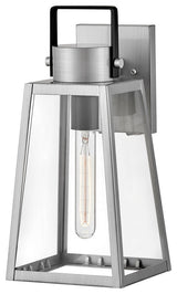Lark 82000 Hugh 1 Light 15" Tall Outdoor Wall Sconce - Antique Brushed Aluminum