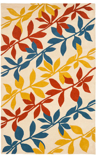 Safavieh Soho Soh764B Floral Rug, Beige/Multi, 3'6"x5'6"