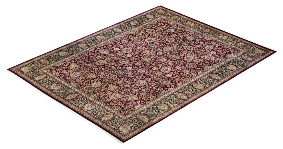 Mogul, One-of-a-Kind Hand-Knotted Area Rug Purple, 10' 5" x 13' 6"