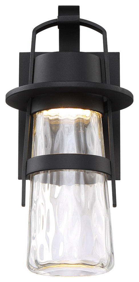 Balthus 14" LED Outdoor Wall-Light 3000K, Black