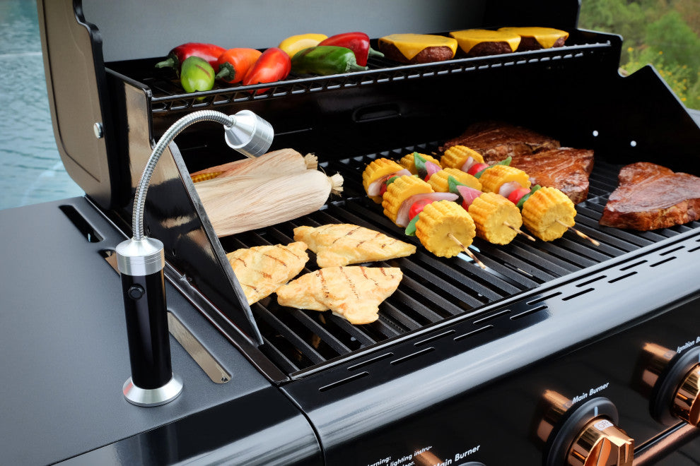 Permasteel LED Grill Lights, 2-Pack in Black