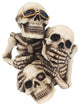 Design Toscano Hear See Speak No Evil Skeleton Pen Holder