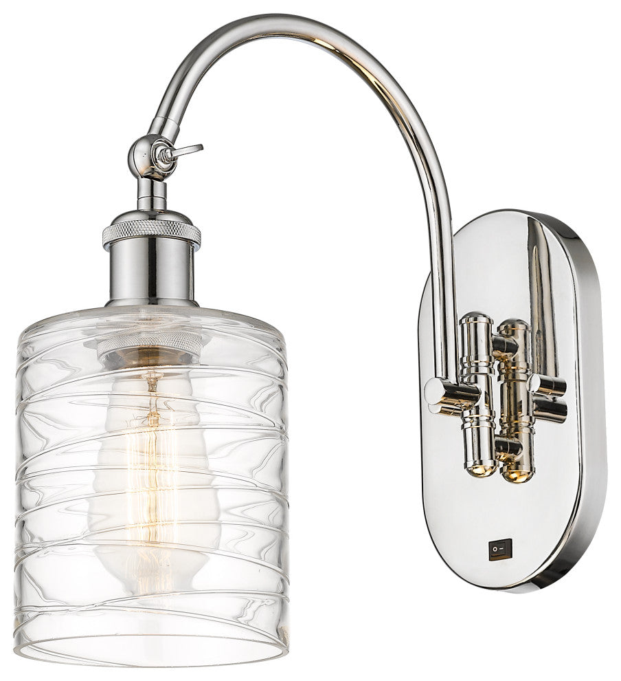 Innovations 518-1W-PN-G1113-LED 1-Light Sconce, Polished Nickel