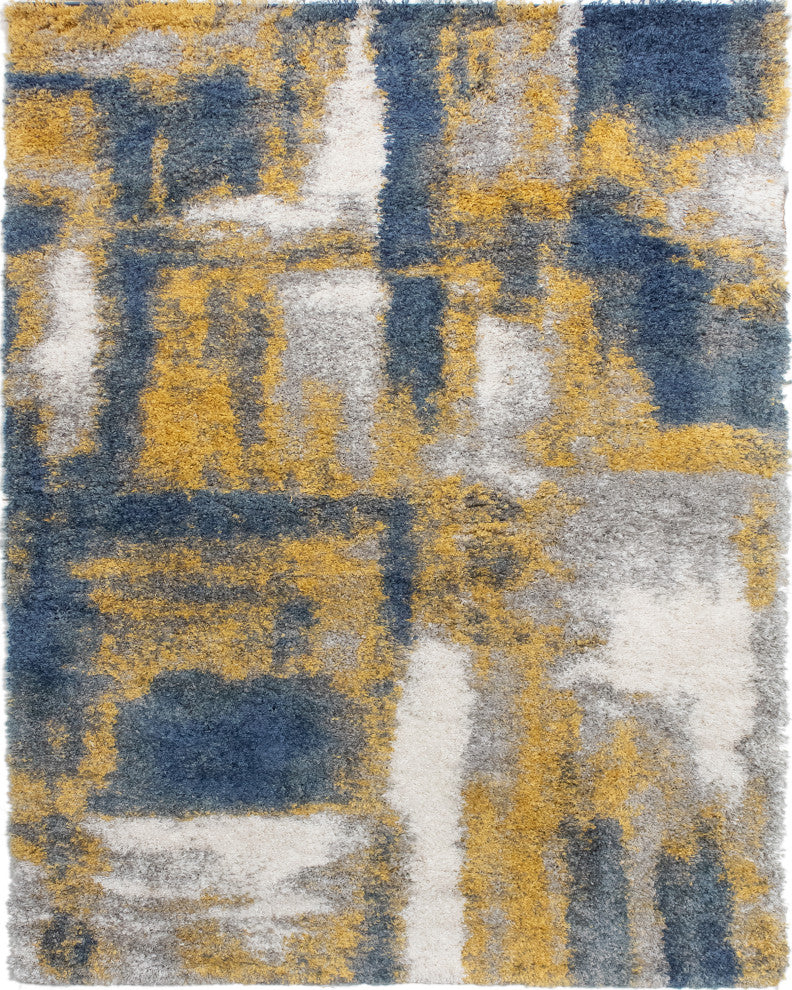 Noori Rug Shag Walsh Blue/Gold Rug