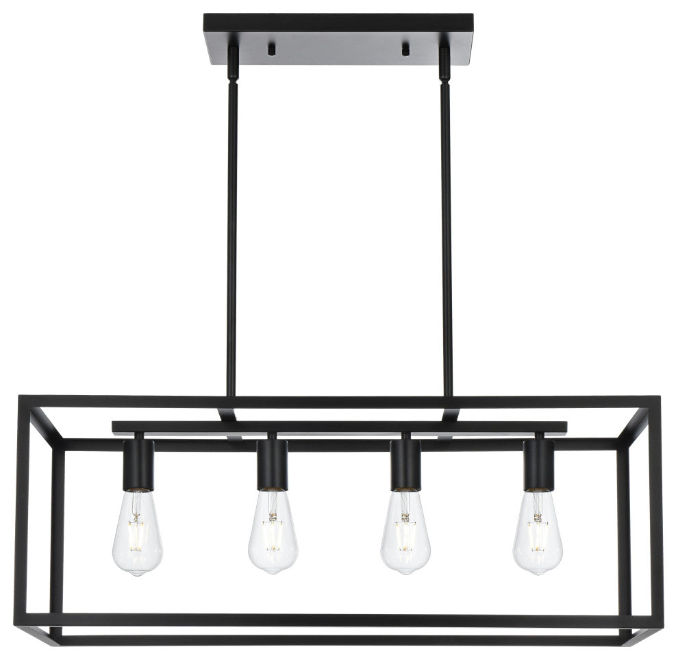 Home Living 30.5" Pendant, Black