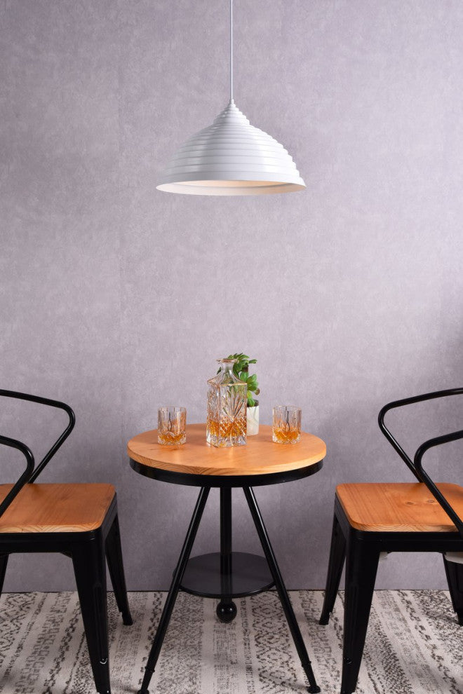 Courtney 1-Light White Pendant