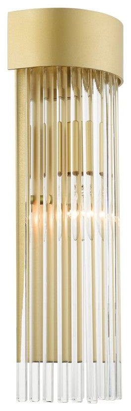 Livex Norwich 1 Light 16" Tall Wall Sconce, Soft Gold