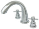 Kingston Brass Roman Tub Faucet, Polished Chrome